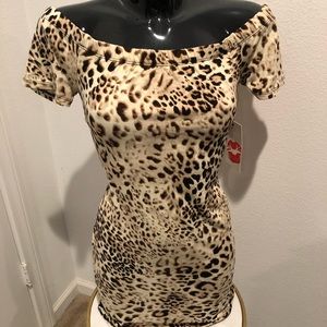 Womens leopard dress